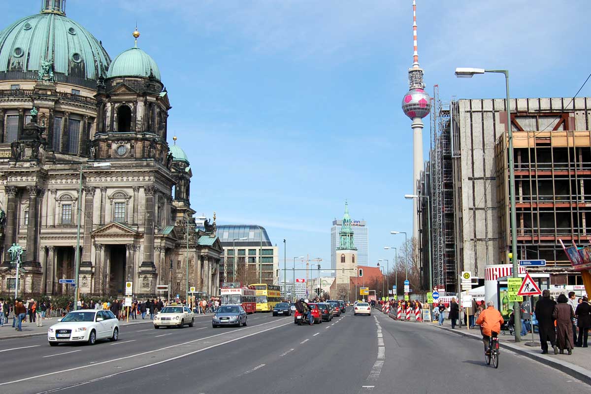 Берлин улицы города